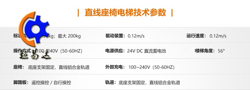 直線座椅電梯